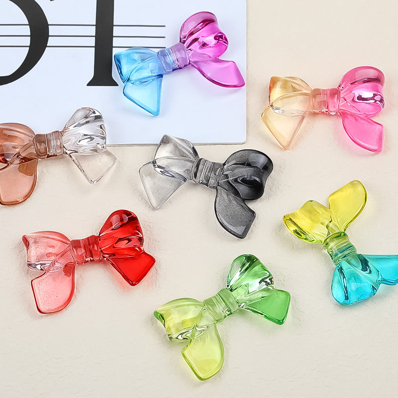 Cuentas de acrílico de arco de color al por mayor 50 piezas/paquete